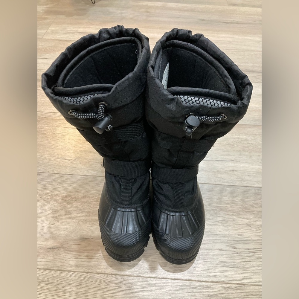Kids Black Winter Boots